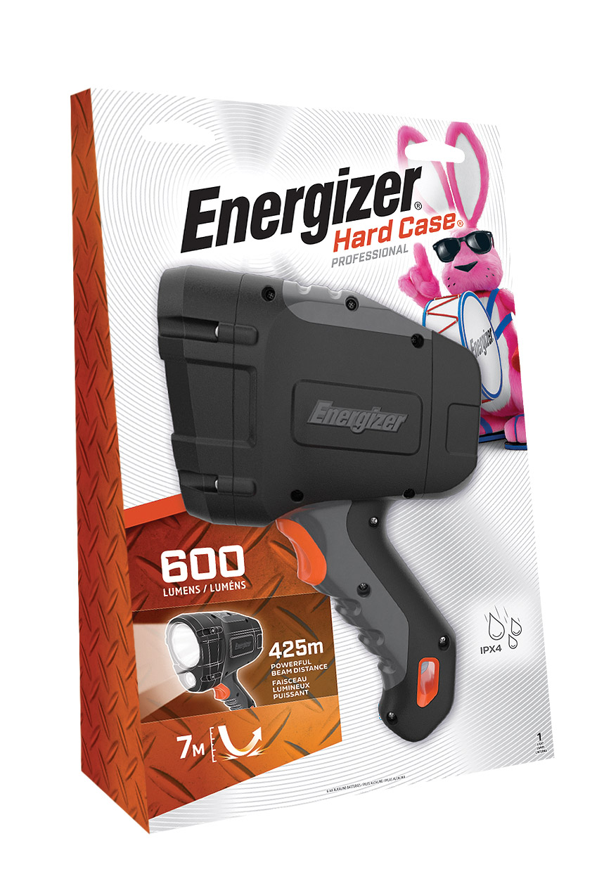 a package of the Energizer HardCase Spotlight